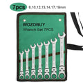 FlexiWrench™ – Ratschen - Ringschlüssel - Set mit Flexkopf (8–22mm) + Tragetasche - Klarwen