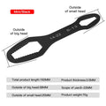 FlexiWrench™ – Universeller Doppelkopf - Selbstspannschlüssel (3–22 mm, Cr - V - Stahl) - Klarwen