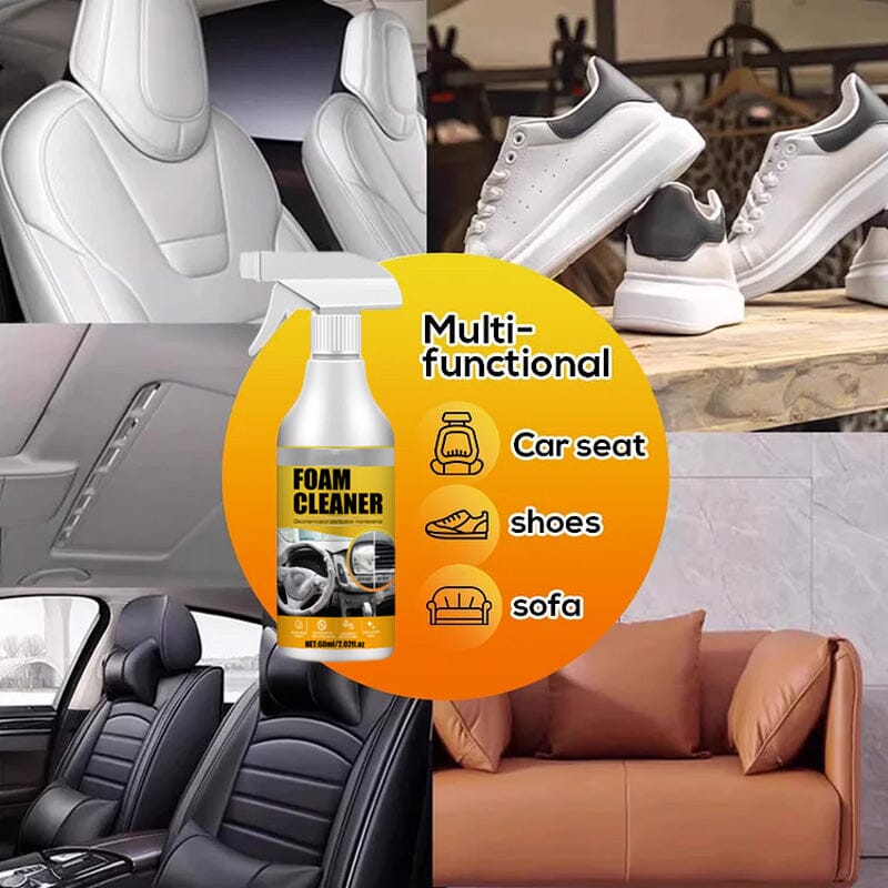 FoamClean™ – Leistungsstarker Fleckentferner für Mehrere Oberflächen | 1 + 1 Gratis - Klarwen