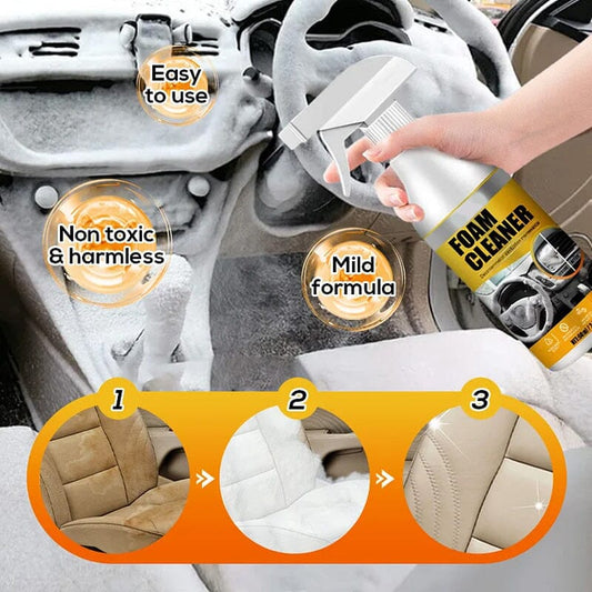 FoamClean™ – Leistungsstarker Fleckentferner für Mehrere Oberflächen | 1 + 1 Gratis - Klarwen