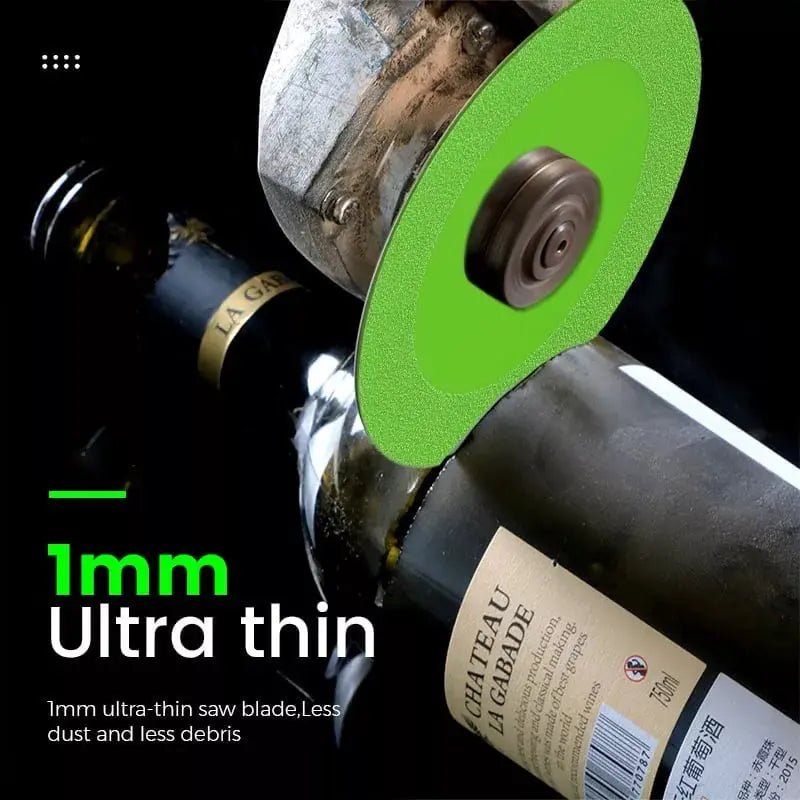 GlassDisc™ – Für Trocken - & Nassschnitt sowie präzise, lange Schnitte [1 + 1 Gratis] - Klarwen