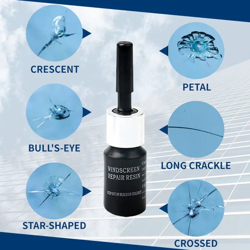 GlassFix™ – Sofortiges DIY - Glasreparaturset | 1 + 1 Gratis - Klarwen