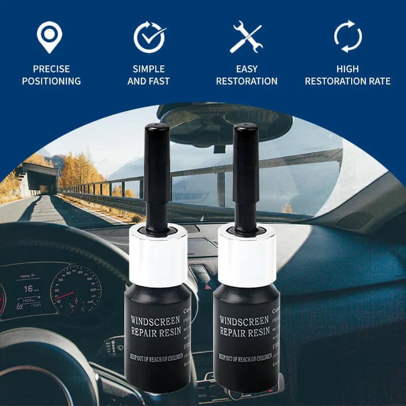 GlassFix™ – Sofortiges DIY - Glasreparaturset | 1 + 1 Gratis - Klarwen