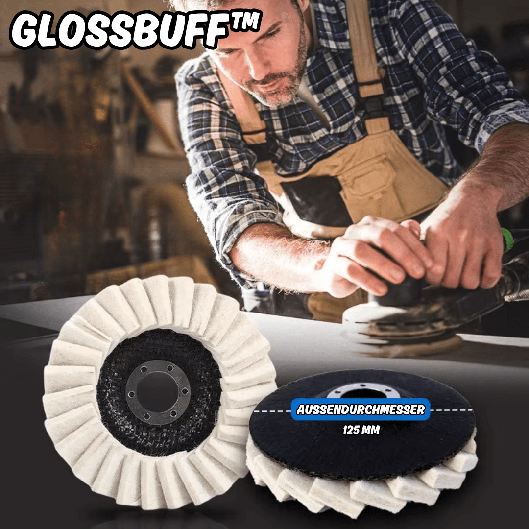 GlossBuff™ - Polierpad Für Hochglanz Auf Allen Oberflächen [1 + 1 Gratis] - Klarwen