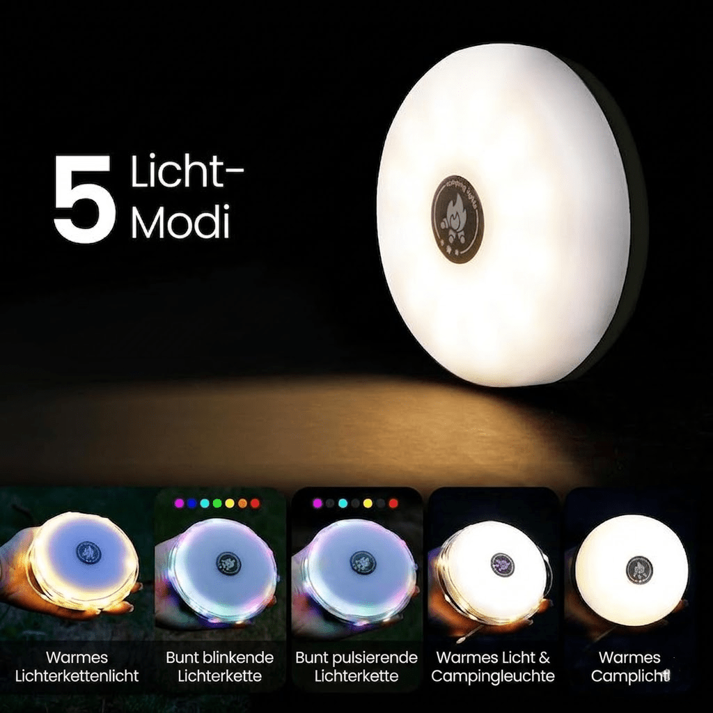 GlowMate™ – 10m Aufrollbare LED - Lichterkette ohne Kabelsalat - Klarwen
