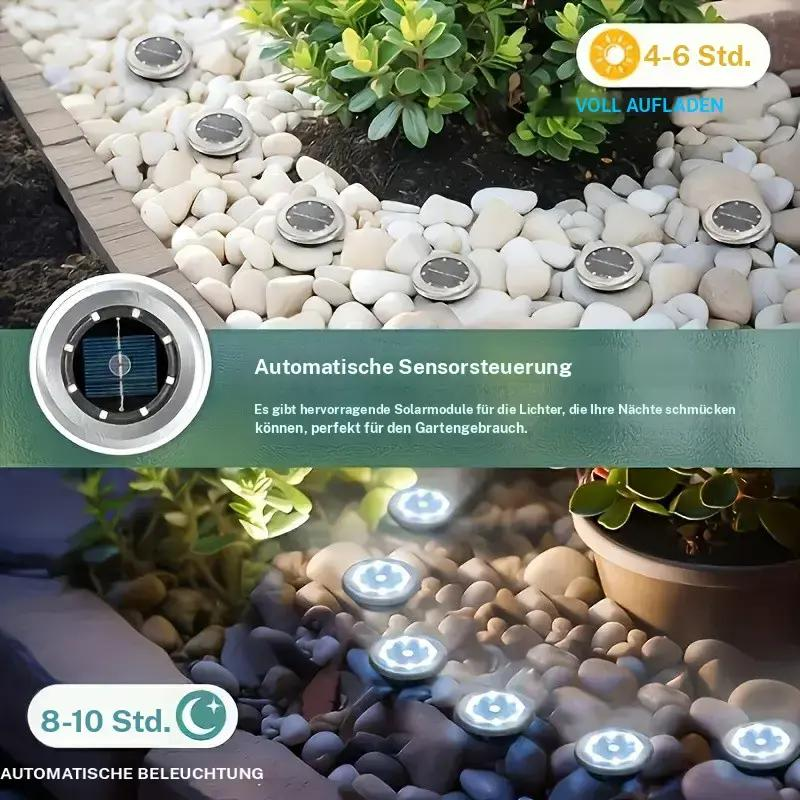 GlowPath™ – Solar Bodenleuchten für Garten & Wege - Klarwen