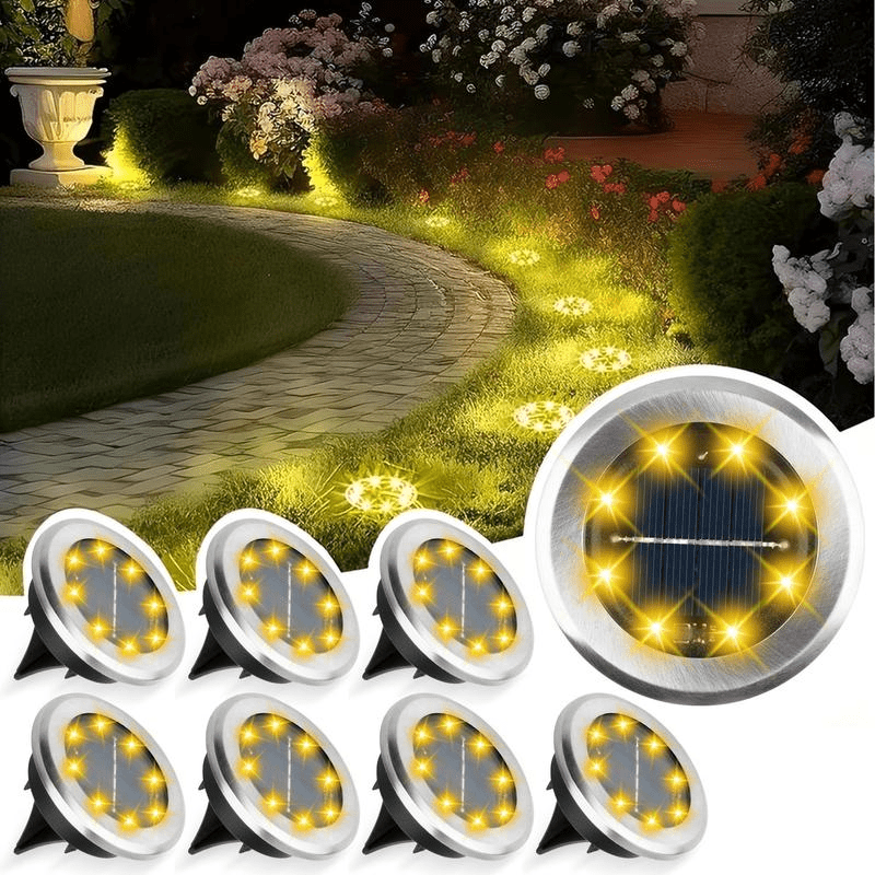 GlowPath™ – Solar Bodenleuchten für Garten & Wege - Klarwen