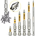GripBit™ – Magnetische PH2 Schrauberbits aus S2 - Stahl, Anti - Rutsch & Schlagfest (25–150mm) - Klarwen