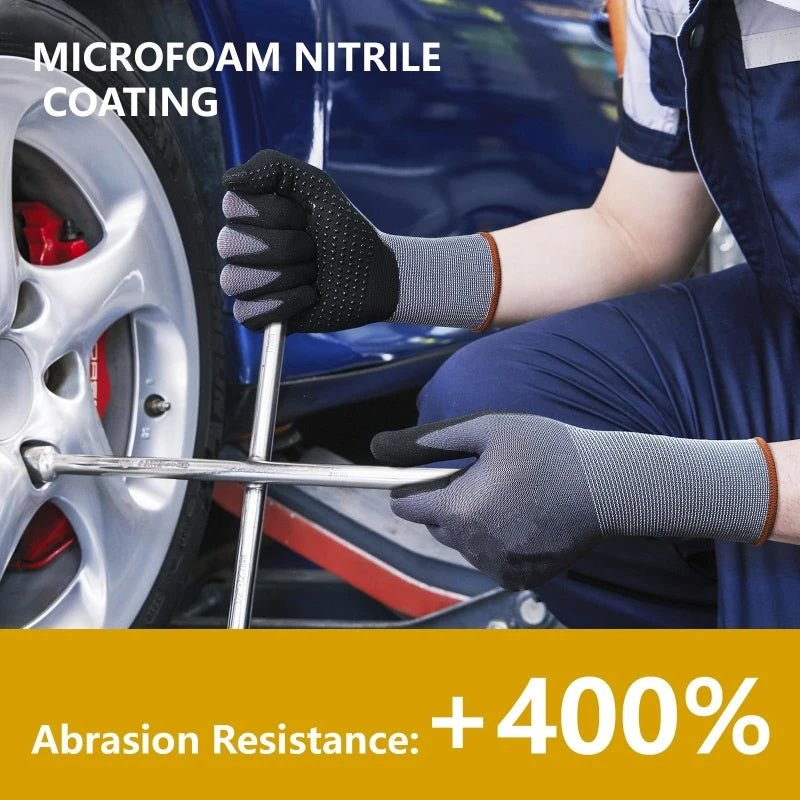 GripLite™ – Nitril - beschichtete Präzisionshandschuhe mit Punkt - Griff - Klarwen