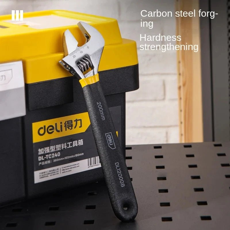 GripWrench™ – Verstellbarer Universalschlüssel aus Carbonstahl (mit rutschfestem Griff) - Klarwen