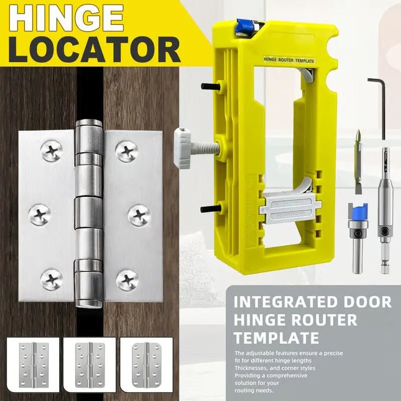 HingeRoute™ – Für präzise & einfache Installation von runden und eckigen Scharnieren [50 % Rabatt] - Klarwen