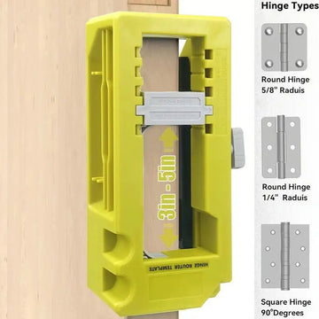 HingeRoute™ – Für präzise & einfache Installation von runden und eckigen Scharnieren [50 % Rabatt] - Klarwen