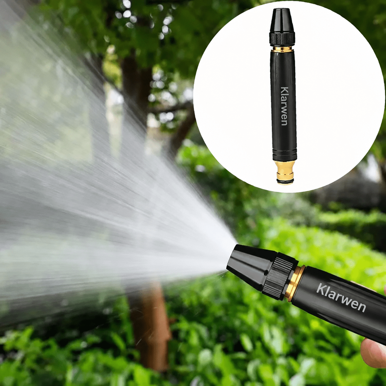 HydroJet™ – Hochdruck - Wasserdüse für Garten & Autoreinigung - Klarwen