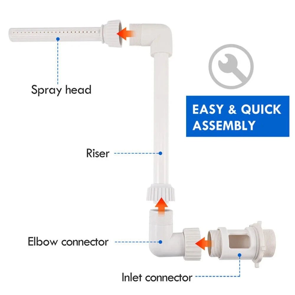 HydroJet™ – Poolbrunnen für Rücklaufdüse - Klarwen