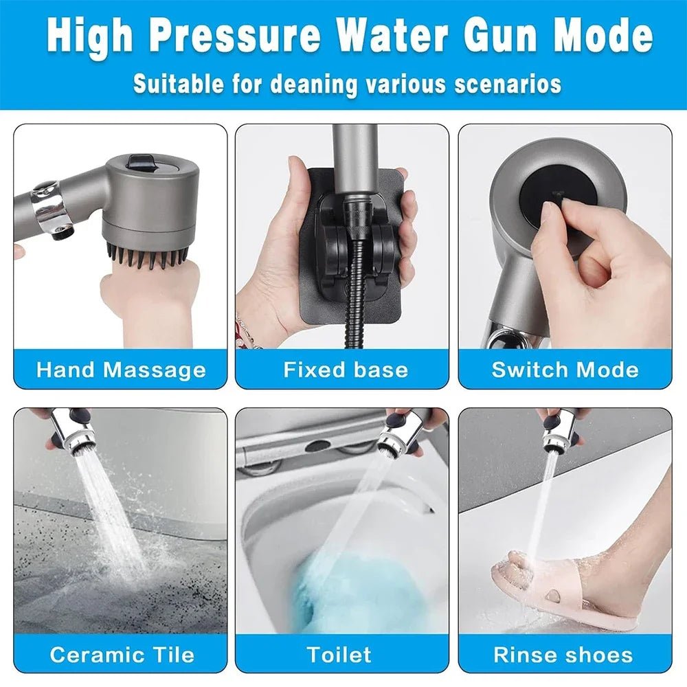 HydroSpa™ – Handbrause mit Filter & Hochdruck - Massage - Klarwen