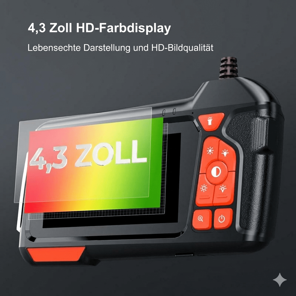 InSpectra™ – HD Inspektionskamera mit Bildschirm - Klarwen