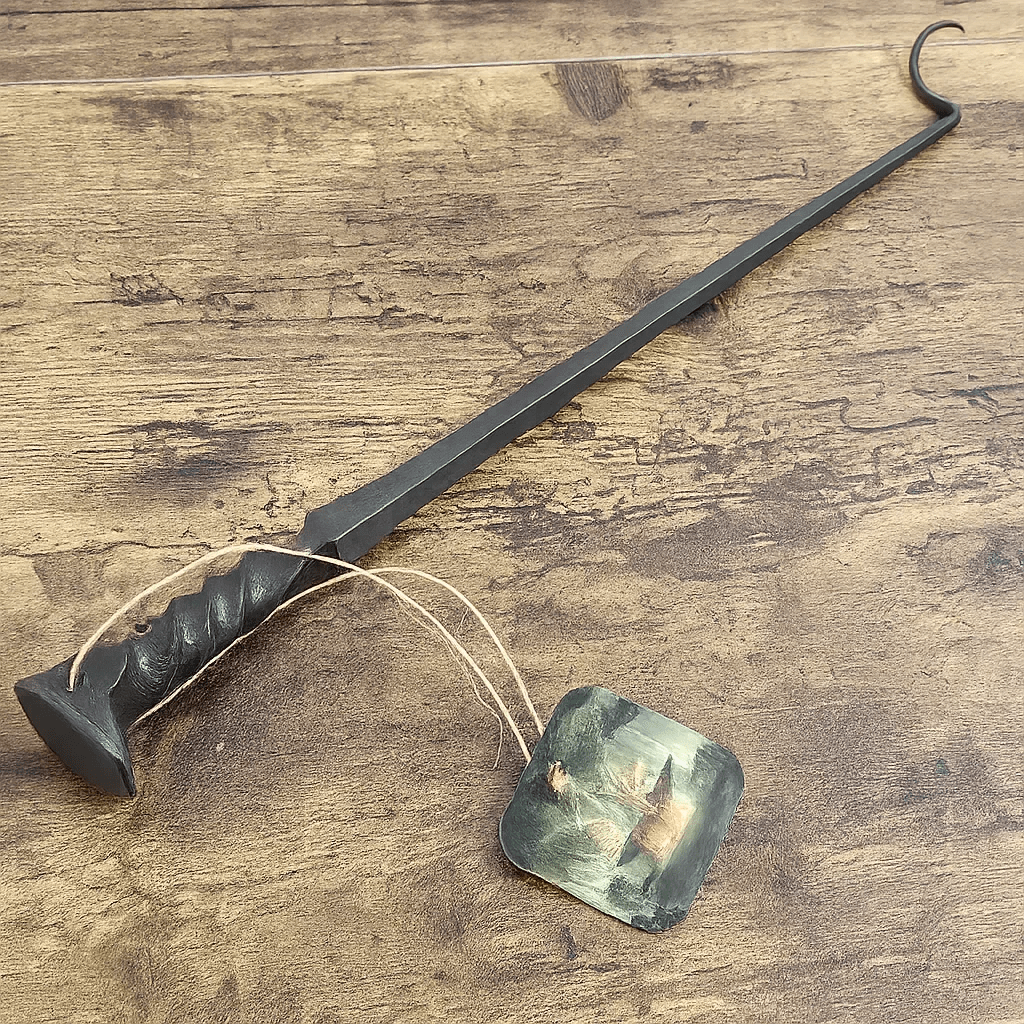 IronFlip™ – Handgeschmiedeter Grillwender – Sicheres Wenden am Grill [50 % Rabatt] - Klarwen