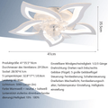 LumaFlow™ – LED Deckenleuchte mit leisem Ventilator - Klarwen
