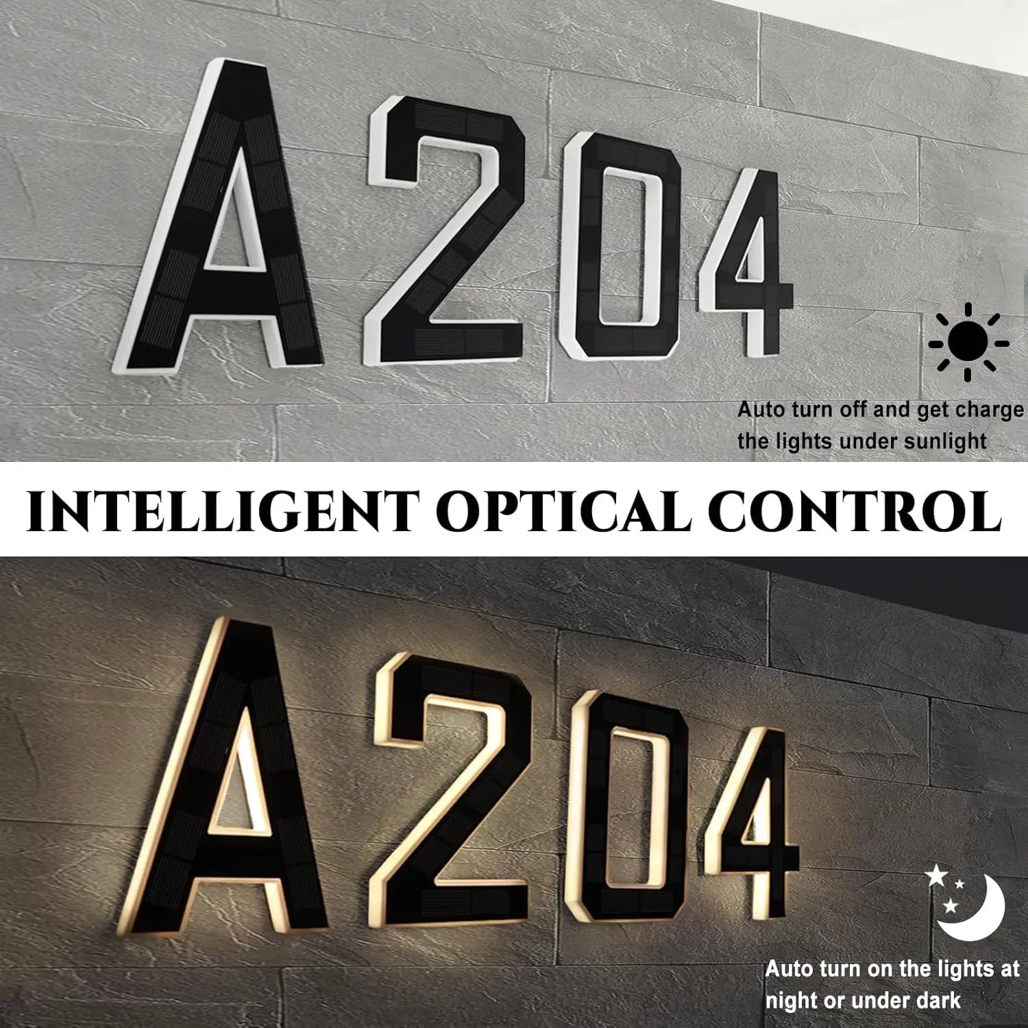 LumiDigit™ – Solar - LED Hausnummern - Klarwen