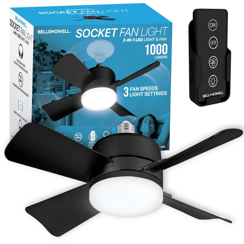 LumiFan™ – Ventilator mit LED - Licht 2 - in - 1 - Klarwen