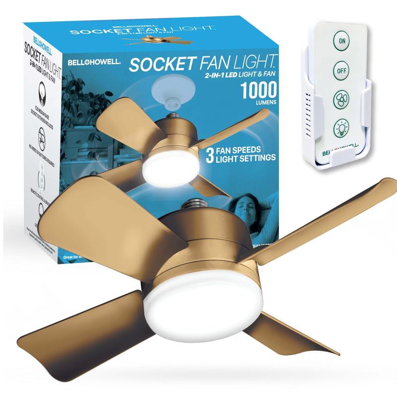 LumiFan™ – Ventilator mit LED - Licht 2 - in - 1 - Klarwen