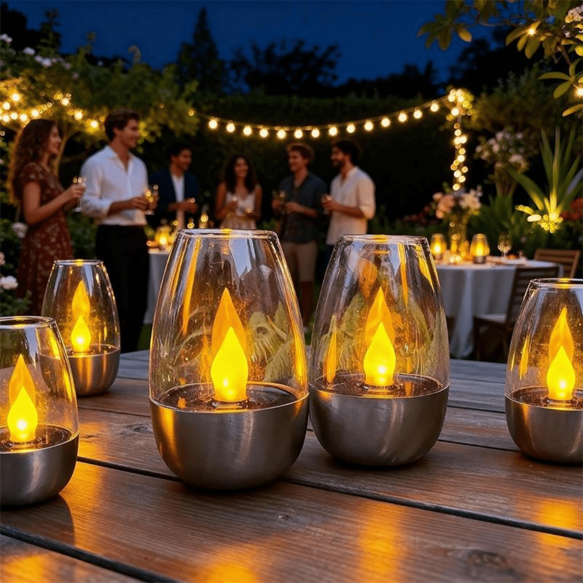 LumiFlare™ – Solar LED Kerze mit Flammeneffekt - Klarwen