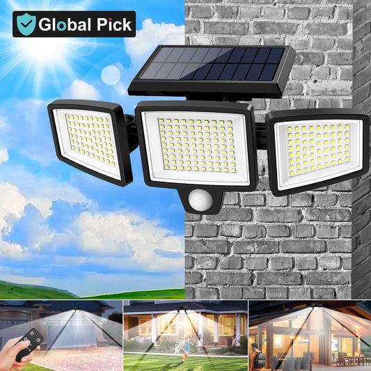 LumiGuard™ – Solarbetriebener LED - Strahler mit Bewegungsmelder - Klarwen