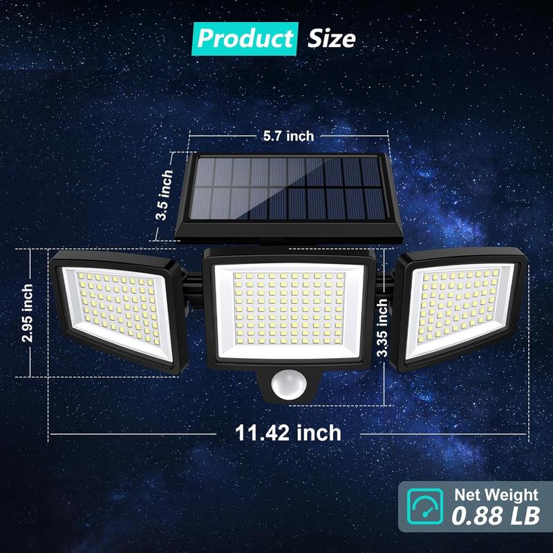LumiGuard™ – Solarbetriebener LED - Strahler mit Bewegungsmelder - Klarwen