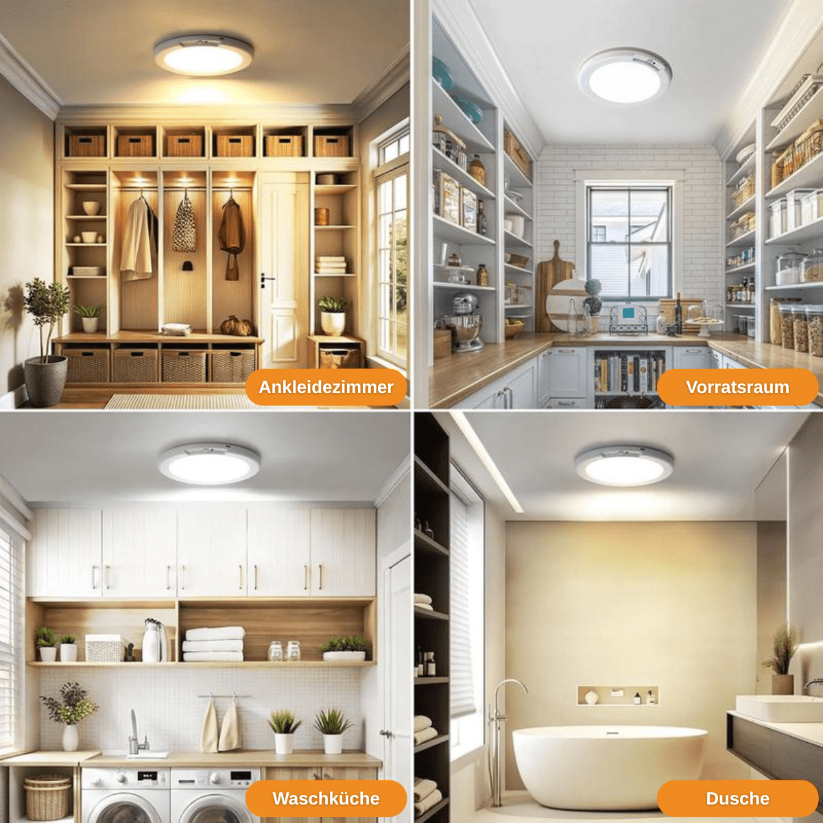 LumiNest™ – Kabellose Deckenleuchte mit Sensor - Klarwen