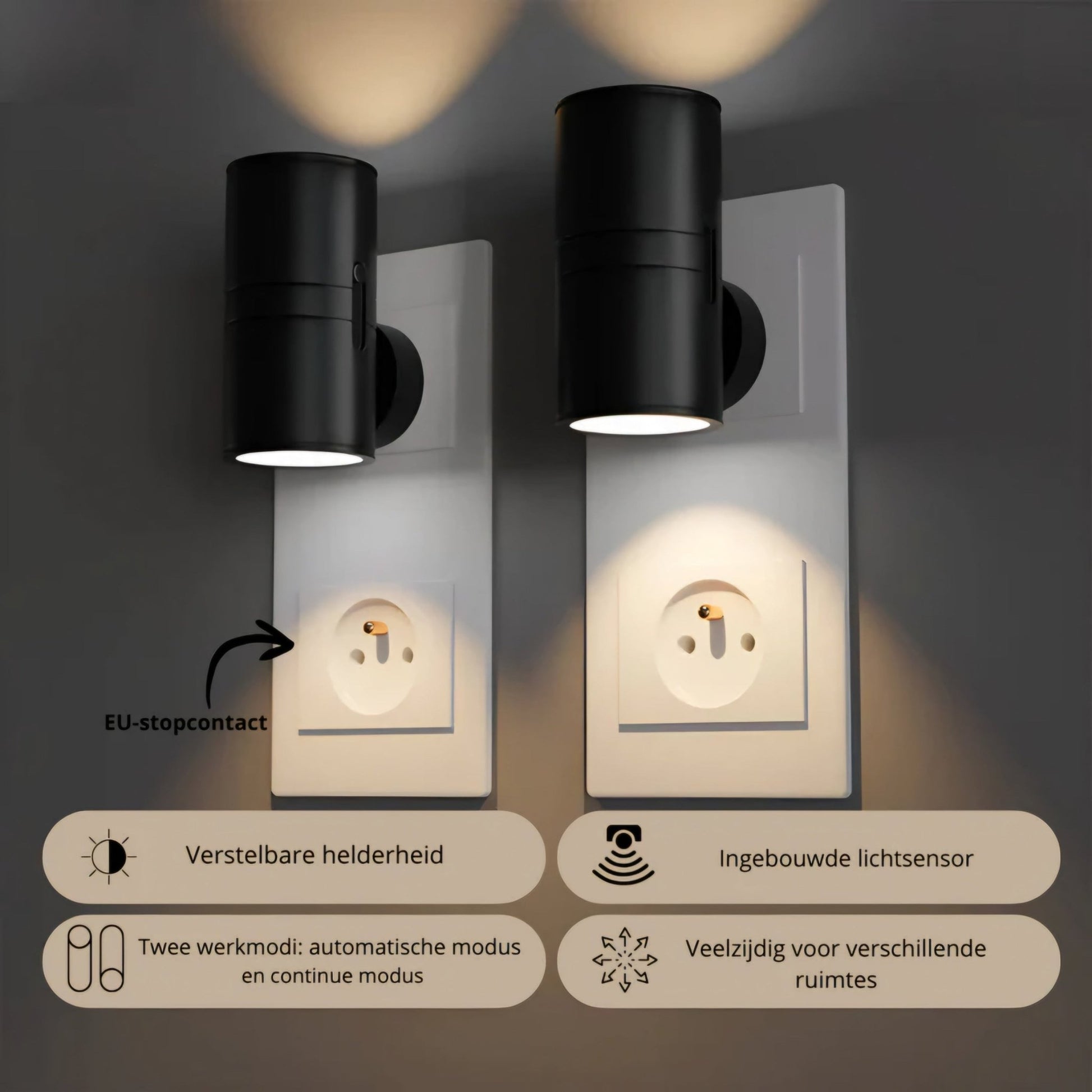 LumiPlug™ – Intelligente Steckdosenlampe mit Dämmerungssensor - Klarwen