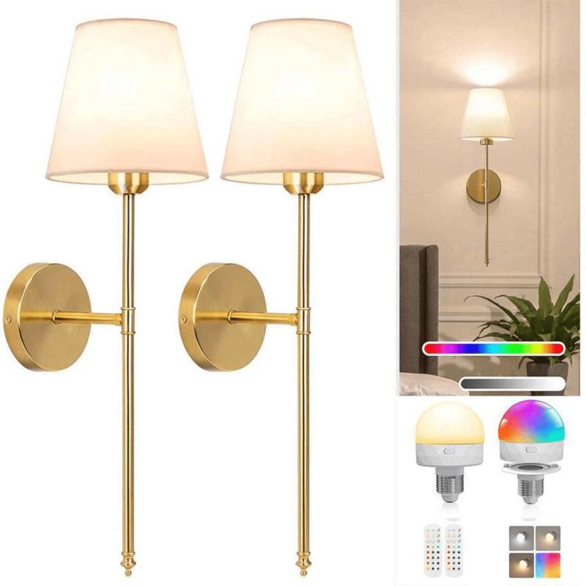 LumiWall™ – Kabellose Design - Wandleuchte - Klarwen