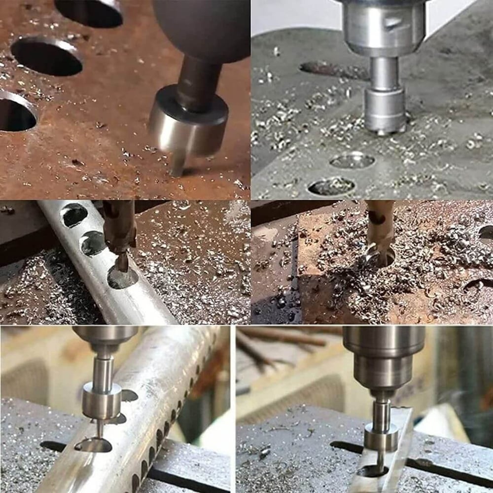 MetalDrill™ - Hochleistungs - Hartmetall - Kernbohrer - Set für Metall (5 Stück) [50% Rabatt] - Klarwen