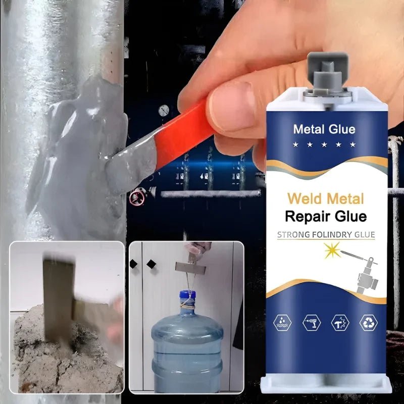 MetalGlue™ Schweiß - Metall - Reparaturklebstoff [50% Rabatt] - Klarwen