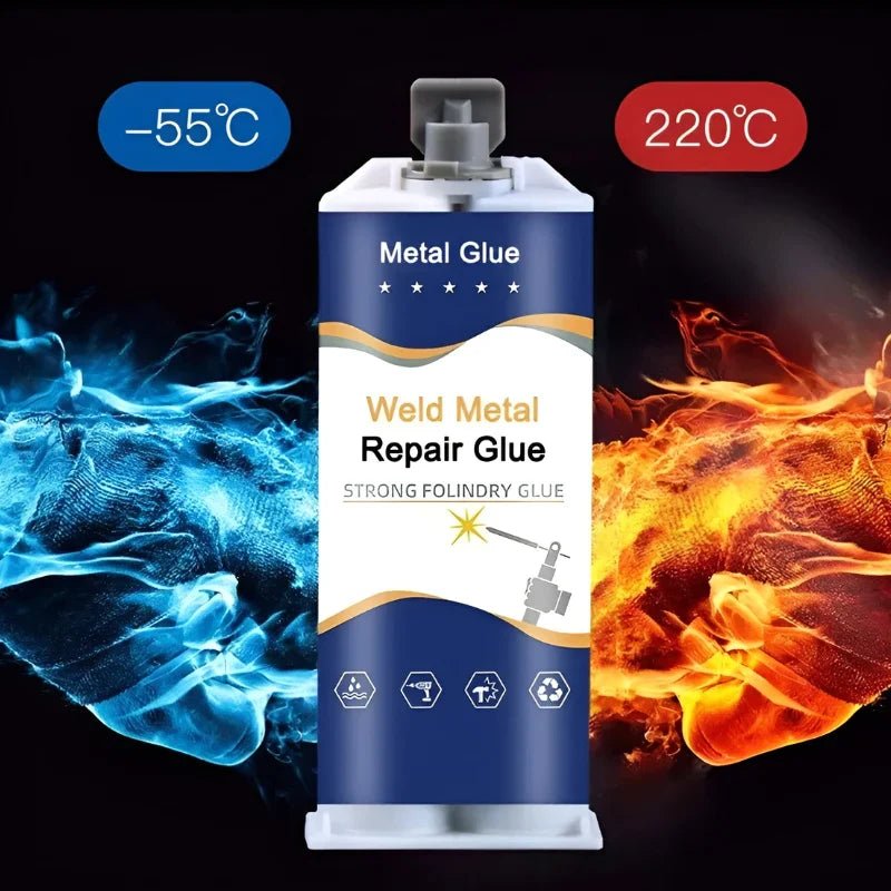 MetalGlue™ Schweiß - Metall - Reparaturklebstoff [50% Rabatt] - Klarwen