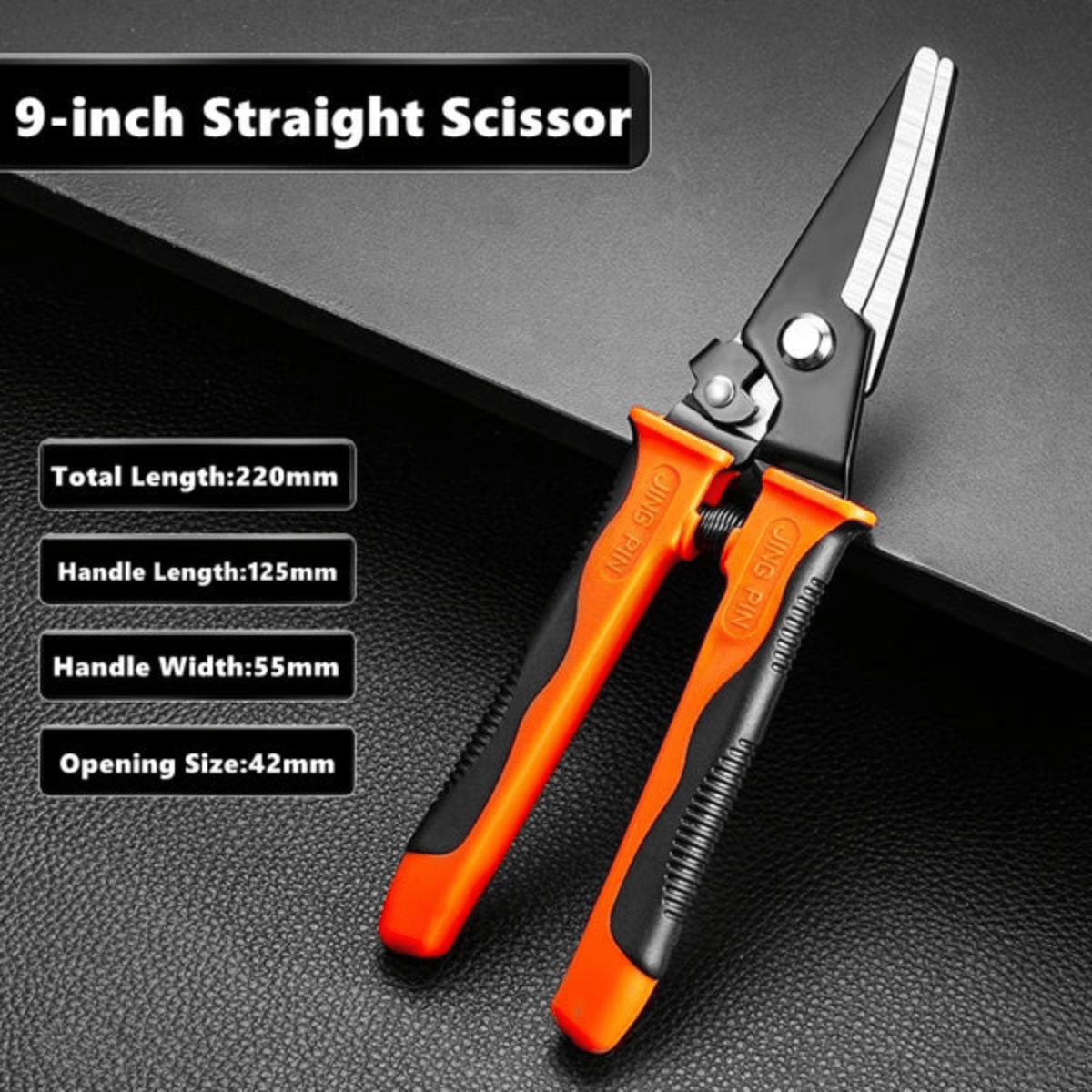 MetalSnip™ – Industrie - Blechschere mit SK5 - Stahlklinge & rutschfestem Griff - Klarwen