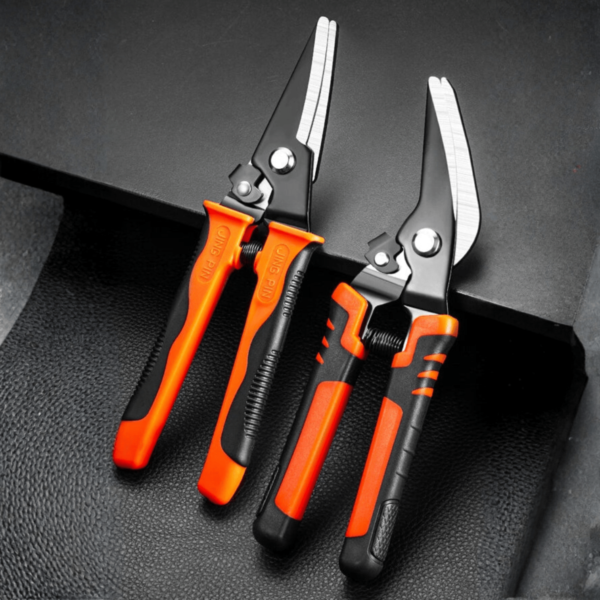 MetalSnip™ – Industrie - Blechschere mit SK5 - Stahlklinge & rutschfestem Griff - Klarwen