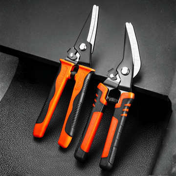 MetalSnip™ – Industrie - Blechschere mit SK5 - Stahlklinge & rutschfestem Griff - Klarwen