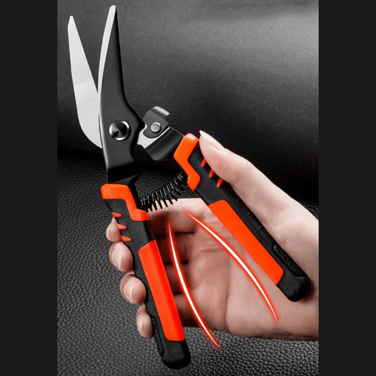 MetalSnip™ – Industrie - Blechschere mit SK5 - Stahlklinge & rutschfestem Griff - Klarwen