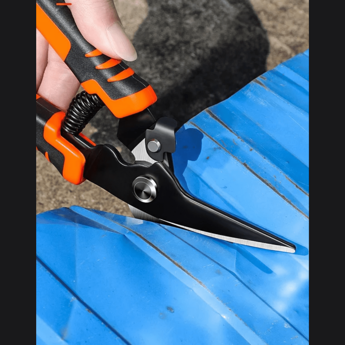 MetalSnip™ – Industrie - Blechschere mit SK5 - Stahlklinge & rutschfestem Griff - Klarwen