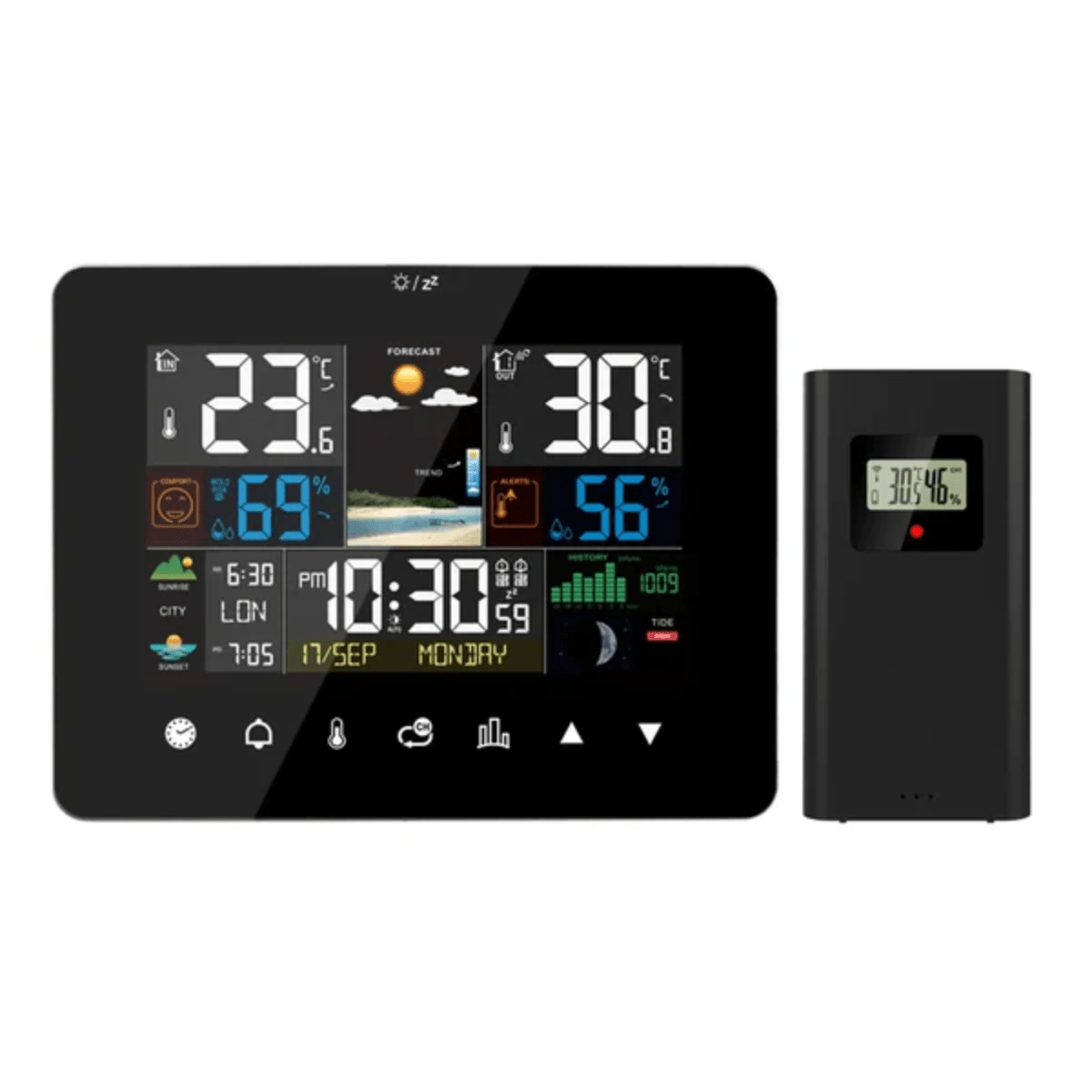 MeteoSense™ – Smarte Wetterstation mit Außensensor - Klarwen