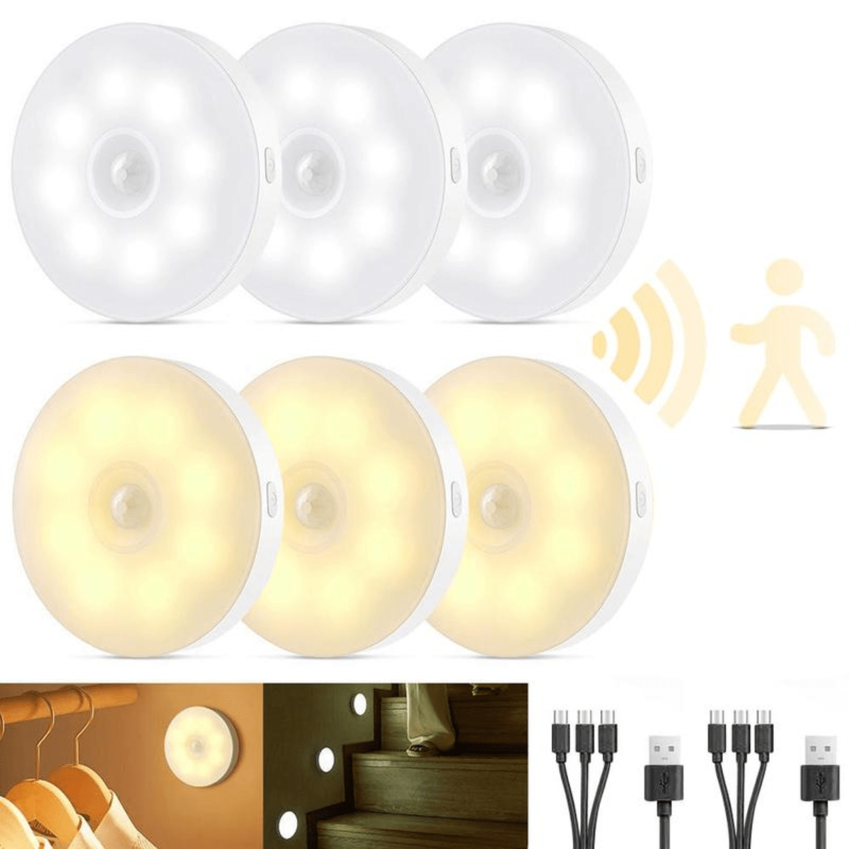 MotionLux™ – Kabellose LED Sensorlampe - Klarwen