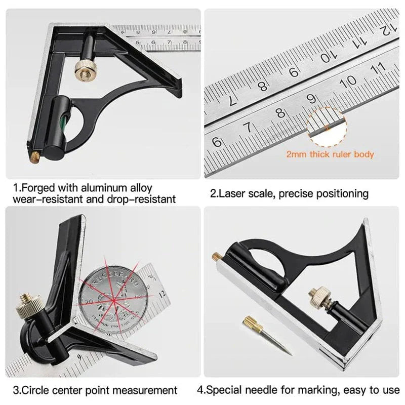 MultiAngle™ – Multifunktionales bewegliches Winkellineal - Set | 50% Rabatt - Klarwen