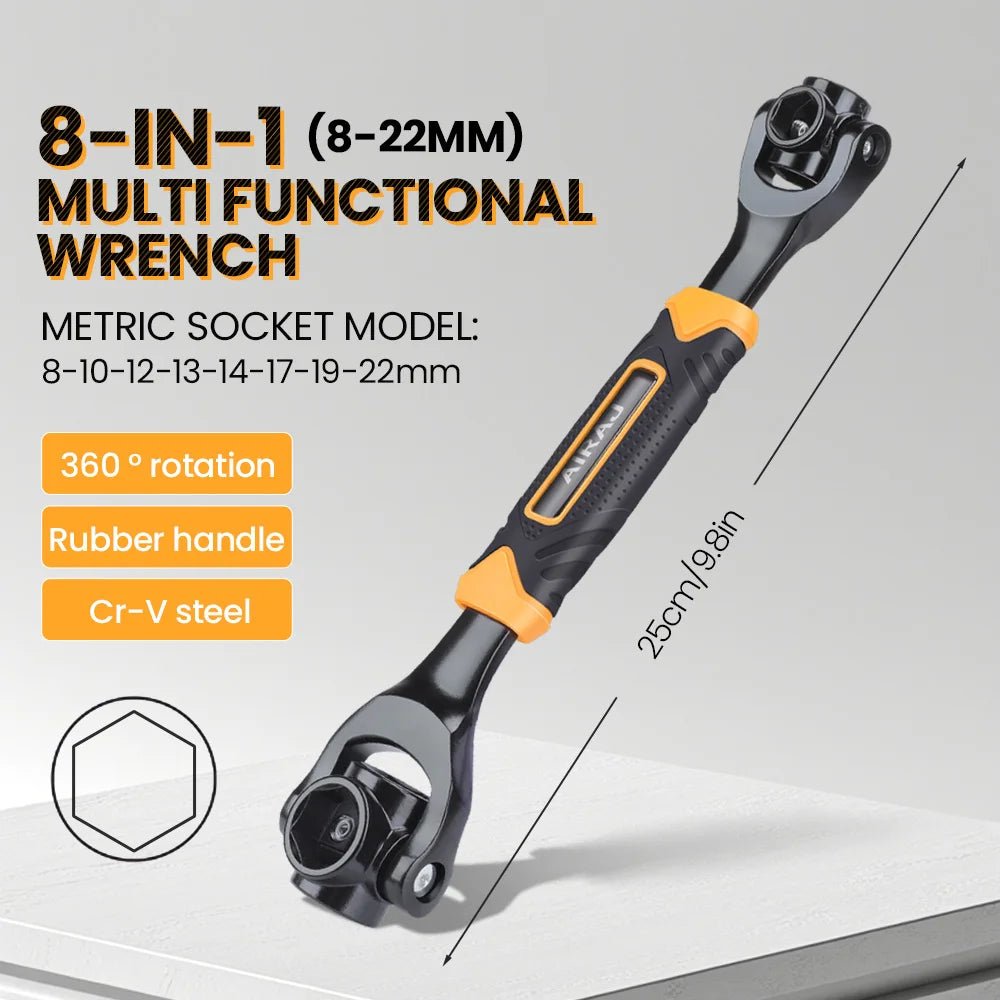MultiFlex™ – 52 - in - 1 Steckschlüssel mit 360° Ratschenkopf - Klarwen