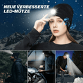 NightGuard™ – LED - Mütze mit Freihand - Beleuchtung & Bluetooth - Klarwen