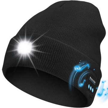 NightGuard™ – LED - Mütze mit Freihand - Beleuchtung & Bluetooth - Klarwen