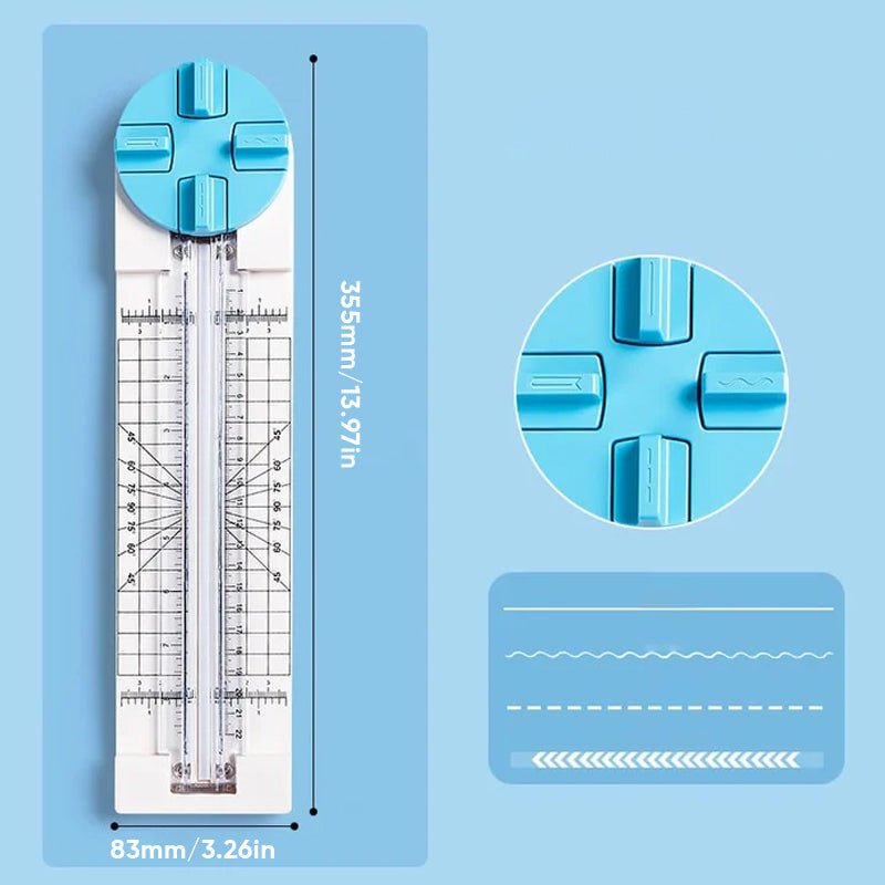 OmniSlice™ – 4 - in - 1 Multifunktions - Papierschneider für präzises Schneiden [50 % Rabatt] - Klarwen