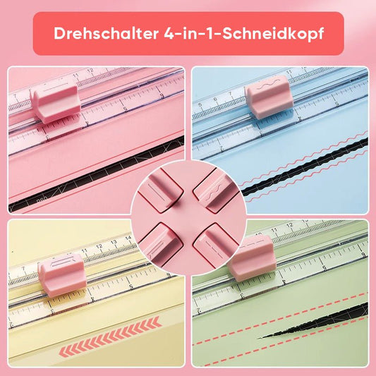 OmniSlice™ – 4 - in - 1 Multifunktions - Papierschneider für präzises Schneiden [50 % Rabatt] - Klarwen