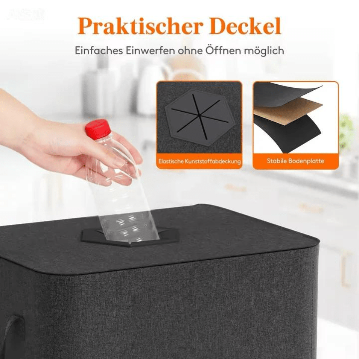PfandBox™ – Aufbewahrungsbox für Pfandflaschen & Dosen - Klarwen