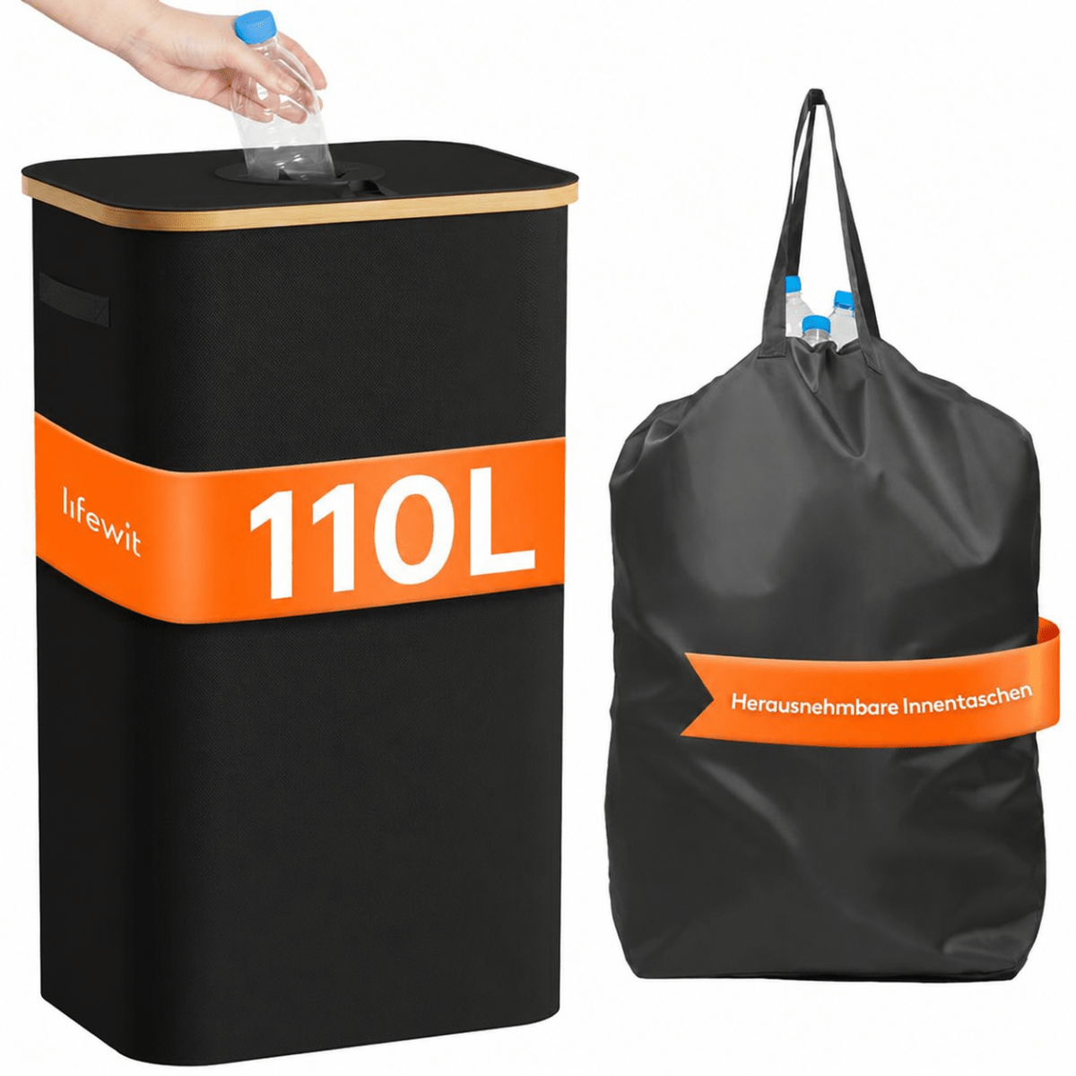 PfandBox™ – Aufbewahrungsbox für Pfandflaschen & Dosen - Klarwen