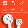 PowerReach™ – Ausziehbare Steckdosenleiste mit USB - Klarwen